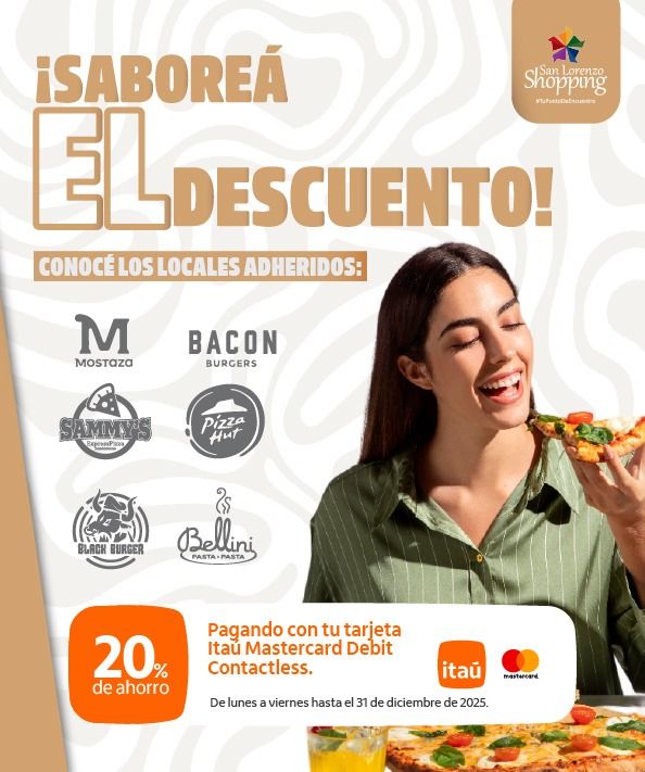 Promociones Itaú en el SLS. 